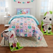 Gabby's Dollhouse Kids Comforter and Pillowcase, 2-Piece Set, Twin/Full, Reversible