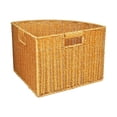 thumbnail image 2 of Canasta de Almacenamiento Esquinera Organizador Cesta Tejida Caja Triangular Resistente Diseño Elegante Material Pp Estructura Ventilada Adecuada para L, 2 of 7