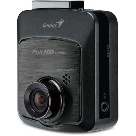 Genius DVR-FHD650 Full HD Vehicle Recorder, Black