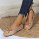 thumbnail image 5 of Zapatos de verano para mujer, sandalias casuales para mujer, sandalias bordadas de fondo plano Wmkox8yii nm9964, 5 of 9