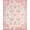 Pink,  Pattern 8, variant on ODIKA 4'x6' Machine Washable Non-Slip Area Rug, Lush Botanical Greenery Theme High Traffic Rug, Green, 4124