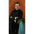 thumbnail image 2 of Olga Boznanska 9x14 Black Ornate Wood Framed Double Matted Museum Art Print Titled: Portrait of Jozef Czajkowski (1892), 2 of 5