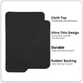 thumbnail image 3 of Bathroom Rug Set of 2, Toilet Rug, Quick Dry, Non-Slip, Machine Washable, Fit Under Doors, Absorbent Bathroom Rug（Black 20" x 32"+20" x 24"，U）, 3 of 6