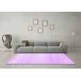 thumbnail image 3 of Ahgly Company Indoor Square Abstract Purple Contemporary Area Rugs, 7' Square, 3 of 4