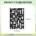thumbnail image 6 of ONETECH Kawaii & Smile Face Pattern Golf Towel Christmas 24x16in 1PC, 6 of 7