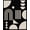 Black, Pattern 4, variant on ODIKA 8'x10' Washable Area Rug Non-Shedding, Easy Care, Black White Geometric Leaf and Stripe Design Elegant Contrast with Abstract Botanical for King Size Bedroom Under Bed, Master Suite