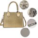 thumbnail image 3 of Bolso tejido simple a la moda, bolso de hombro para mujer de viajero de gran capacidad, tidegolden, 3 of 5