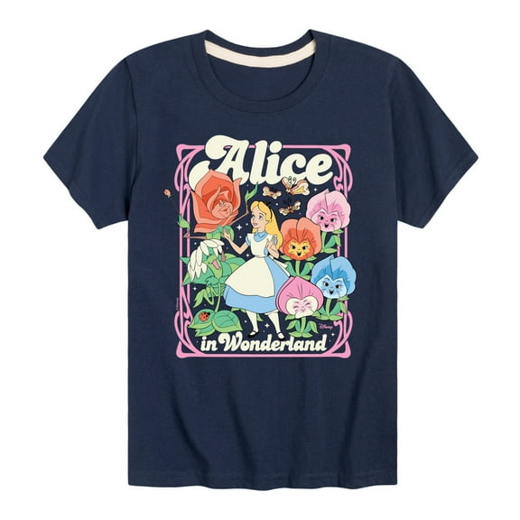 Disney - Alice In Wonderland - Alice Pastel - Toddler & Youth Short Sleeve Graphic T-Shirt
