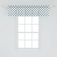 thumbnail image 2 of Ambesonne Abstract Window Valance, Summer Petals, 54" X 12", Indigo White, 2 of 3