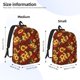 thumbnail image 2 of Fotbe Red Plaid Sunflower Mochila de Lona con Estampado, Mochila Duradera, Mochila Versátil de Alta Calidad, Mochila Compacta Vintage-Small, 2 of 5