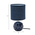 thumbnail image 3 of Ceramic Table Lamp With Shade Jolene Navy Blue, 3 of 3