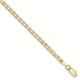 thumbnail image 1 of 10K Yellow Gold 3mm Flat Anchor Chain Anklet 9 Inch, 1 of 1