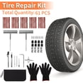 thumbnail image 2 of Kit de Reparación de Neumáticos de 61 Piezas para Jeep, Auto, RV, SUV, UTV, Camión, Motocicleta, Tractor, 2 of 7