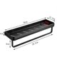 thumbnail image 5 of Shower Shelf without Drilling Bathroom Shelf with Towel Rail and Aluminum Hook Storage Shelf for Shower and Kitchen Set of 2 Black, 5 of 5