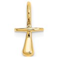 thumbnail image 4 of Diamond2Deal 14K Yellow Gold Polished 3-D Pacifier Charm Pendant for Women (L- 0.63 inch, W- 0.28 inch), 4 of 4