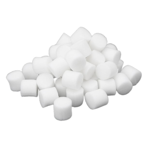 Esponjas pequeñas para crecimiento de brotes shamjiam herramienta de plantación de esponja hidropónica 100 Uds D32x30mm