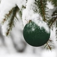 thumbnail image 5 of Bola Navideña de Terciopelo Flocada, Adorno de Plástico para Árbol de Navidad, Decoración Colgante para Árbol de Navidad de 2,4 Pulgadas., 5 of 5