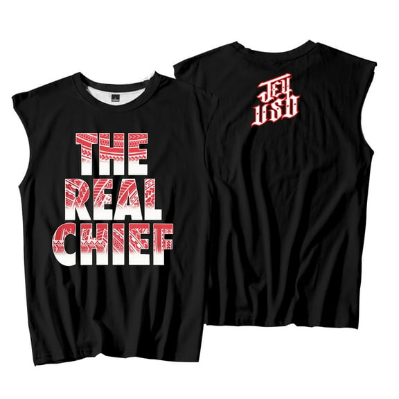 Jey Uso The Real Chief Tank Tops Sleeveless Sport Gym Vest Women Men Streetwear Outdoor Sportwear