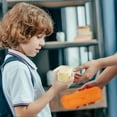 thumbnail image 3 of Clearance！FNGZ Food Storage Mini Plastic Food Storage Containers with Lids, Small Airtight Containers, Square School Lunch Containers for Children, Leftover Food Containers Yellow, 3 of 3