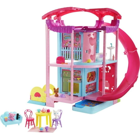 UPC 194735012466 product image for Barbie Doll House  Chelsea Playhouse with 2 Pets and 15+ Accessories | upcitemdb.com