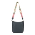 thumbnail image 5 of Lilo & Stitch Stitch Badge 9.75" Women's Blue Crossbody Bag, 5 of 7