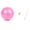 Pink, variant on 25cm PVC Mini Fitness Ball for Pilates, Yoga, Balance Training & Core Strengthening, 100kg Load Capacity