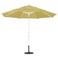 thumbnail image 2 of 11 Pieds Aluminium Marché Umbrella Collier Inclinable DV Mat Blanc/sunbrella/blé, 2 of 2