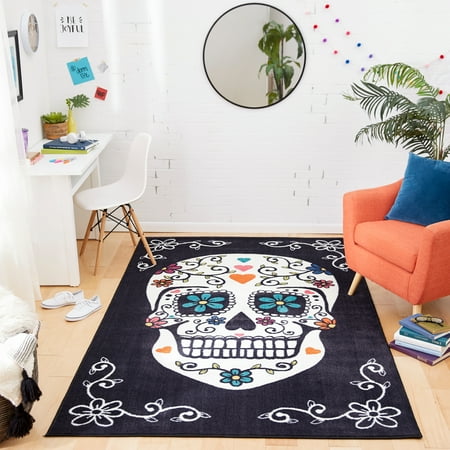 5'x8' Sugar Skull Rainbow Area Rug - Mohawk
