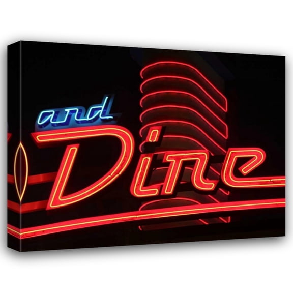 Scott Larson 18x15 Gallery Wrapped Canvas Wall Art Titled - Dine Out II