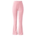 thumbnail image 4 of TYGHBN Womens Casual Summer Solid Elastic High Waist Slim Pants Yoga Sports Horn Casual Pants Running Sports Pants Womens Beach Pants Lightweight Womens Sweat Pants Pants Women Casual Stretch Women, 4 of 4