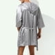 thumbnail image 4 of Batas para hombre, informales y de moda, de color sólido, con tirantes, capucha y manga corta, pijamas para hombre, blusa, 4 of 5