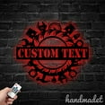 thumbnail image 5 of Handmadetneonsign Wrench Mechanic Name Metal Wall Art Light, Car Repair Tools Metal Sign Wall Decor, Garage Metal Decor, 5 of 5