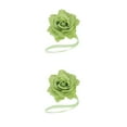 thumbnail image 4 of QualitChoice Curtain Tieback Punch-free Stylish Flower Shape Decorative Replacement Home Buckle Fastener Ornament Accessories Green 2PCS, 4 of 6