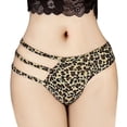 thumbnail image 1 of Gibobby Paquete de Tanga para dama Calzoncillos de malla de cintura para mujer Bragas de ropa interior de de algodón de color sólido(Amarillo,XL), 1 of 3