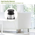 thumbnail image 3 of Pieds de Meubles Réglables en Acier Inoxydable pour Table Lit Canapé 4 Pcs, 3 of 7