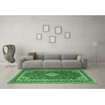thumbnail image 3 of Ahgly Company Indoor Rectangle Medallion Emerald Green Traditional Area Rugs, 8' x 12', 3 of 4