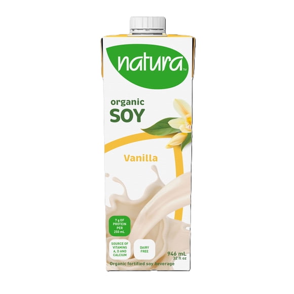 Natura, Organic Vanilla Soy Beverage 946ml