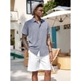 thumbnail image 3 of Coshow Mens Button Down Dress Shirts Business Casual Long Sleeve Wrinkle Free Blouses, 3 of 8