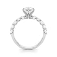 thumbnail image 2 of Lina Jewel 2.02 Ct Pear Cut Diamond Engagement Ring - 14K White Gold Plated - Wedding Ring with Accent Diamonds - Lab-Created Diamond for Women - Bridal Jewelry for Engagement and Special Occasion, 2 of 6