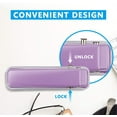 thumbnail image 4 of TACYKIBD Single Hole Puncher Handheld 1/4 Inches Hole Punch, 20 Sheet Paper Punch Capacity Metal Hole Puncher with Skid-Resistant Base for Paper, Chipboard, Art Project, Purple, 4 of 14