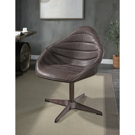 premium leather swivel accent chair product