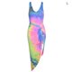 thumbnail image 1 of Vestido de mujer Vestido de playa sin mangas con estampado degradado Vestido irregular de playa, L Kearding AP002091-03, 1 of 7
