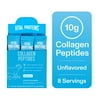 Vital Proteins Collagen Peptides Powder Stick Packs for Joints, Hair, Skin and Nails, Unflavored Collagen Support, 8 Count