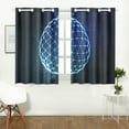 thumbnail image 2 of MKHERT Easter Egg Window Curtain Kitchen Curtains Window Treatments 26x39 inch,Set of 2, 2 of 3