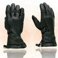 thumbnail image 3 of Milwaukee Leather MG7518 Men's Black Deerskin Gauntlet Motorcycle Hand Gloves w/ i-Touch Screen Compatibility Large, 3 of 8