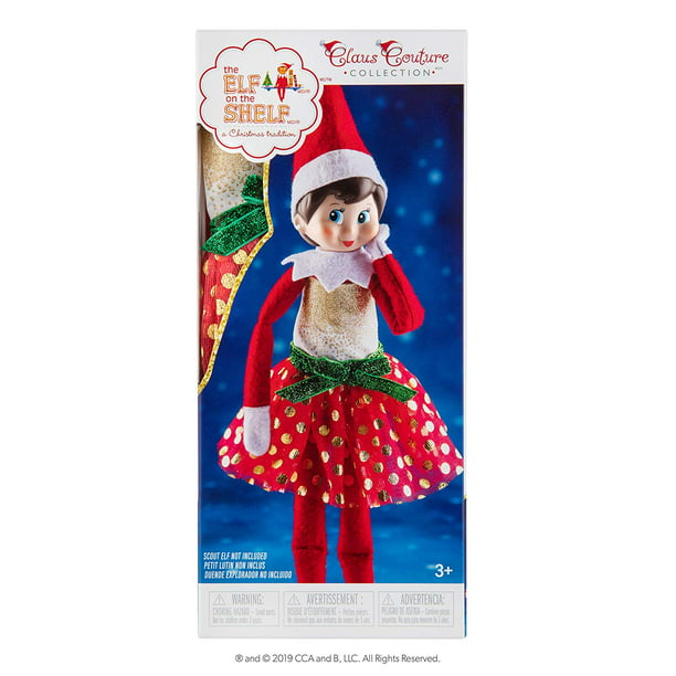 The Elf on the Shelf Claus Couture Claus Glitz & Gold Dress Accessory ...