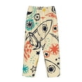 thumbnail image 5 of Kll Womens Rockets Print Pajama Pants Soft Pajama Bottoms For Women Cozy Lounge Pants, 5 of 9