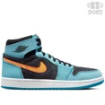 thumbnail image 1 of A i r-Jor-dan 1 High Zoom CMFT 2 'Bleached Aqua Citrus' Men's Sneakers DV1307-408, 1 of 6