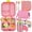 Pink Mermaid, variant on 6Pcs Kids Bento Lunch Box with 12oz Soup Thermo Leakproof Lunch Food Container Thermo Hot Food Jar and Insulated Lunch Bag for Kid Toddler Girls Boys to School