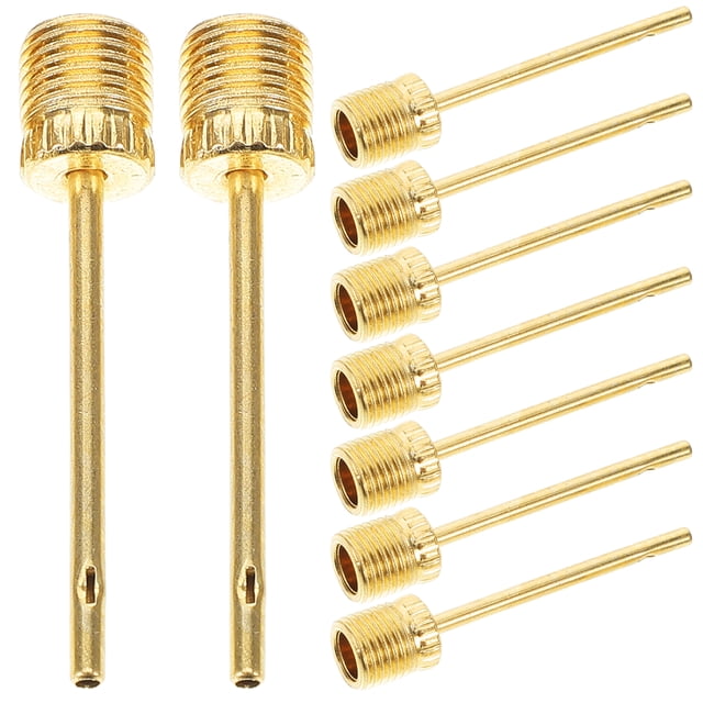 Miangastore Aiguilles Adaptatrices de Football en Acier Inoxydable 50 Pcs 1.6x0.2x0.2in